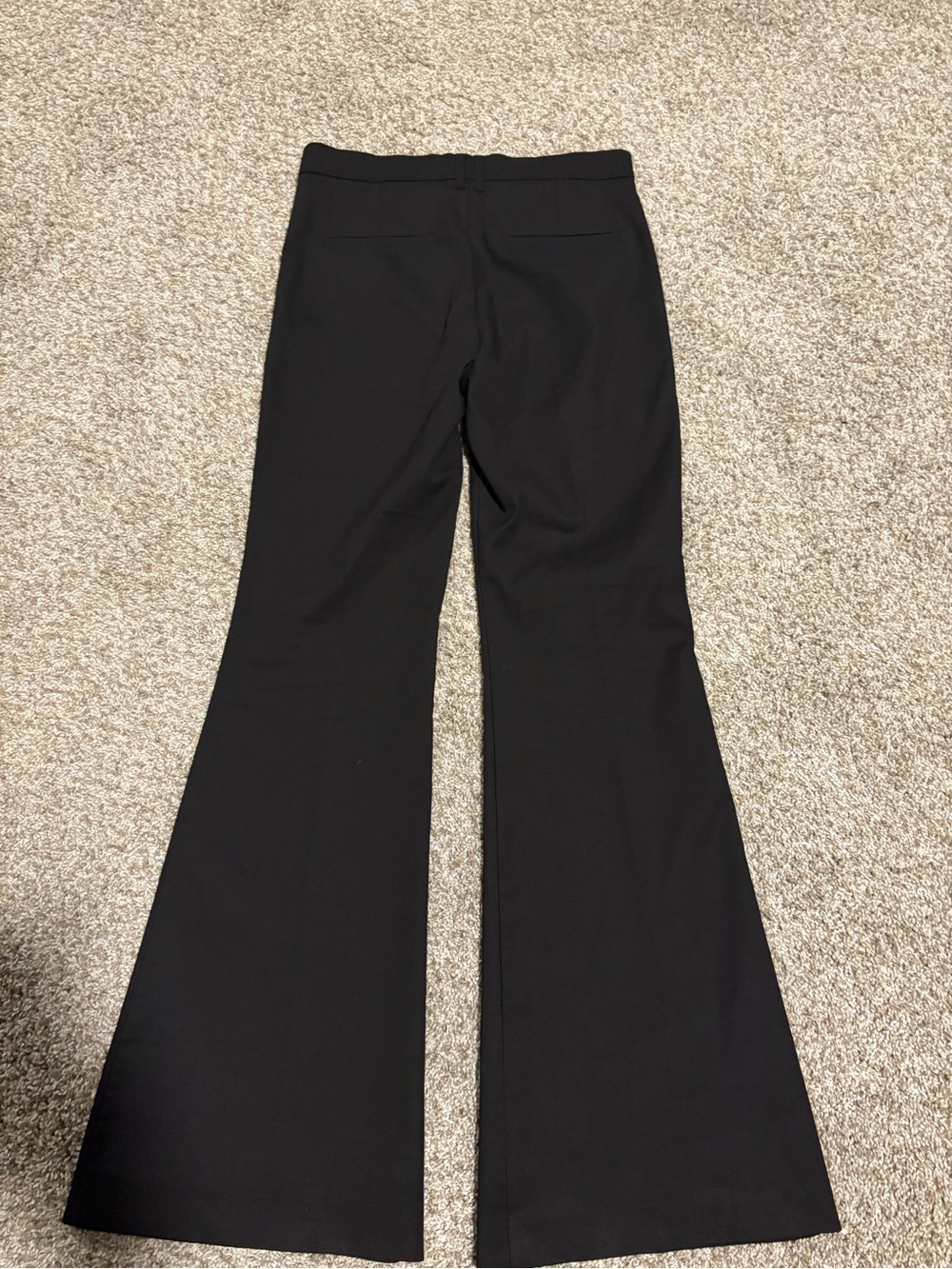 Zara Black Boot-Cut Dress Pants